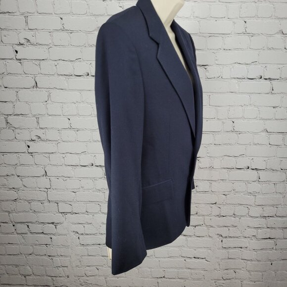 Polo Ralph Lauren Navy 100% Wool Gold Button Notch Blazer Suit Jacket USA 14 - Picture 15 of 15